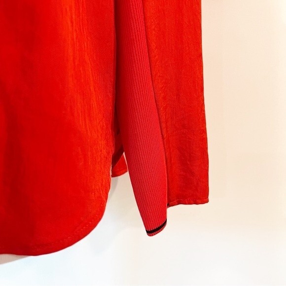 Rag & Bone Vanessa Top Jacket Red Zip Medium NEW NWT - Picture 6 of 12